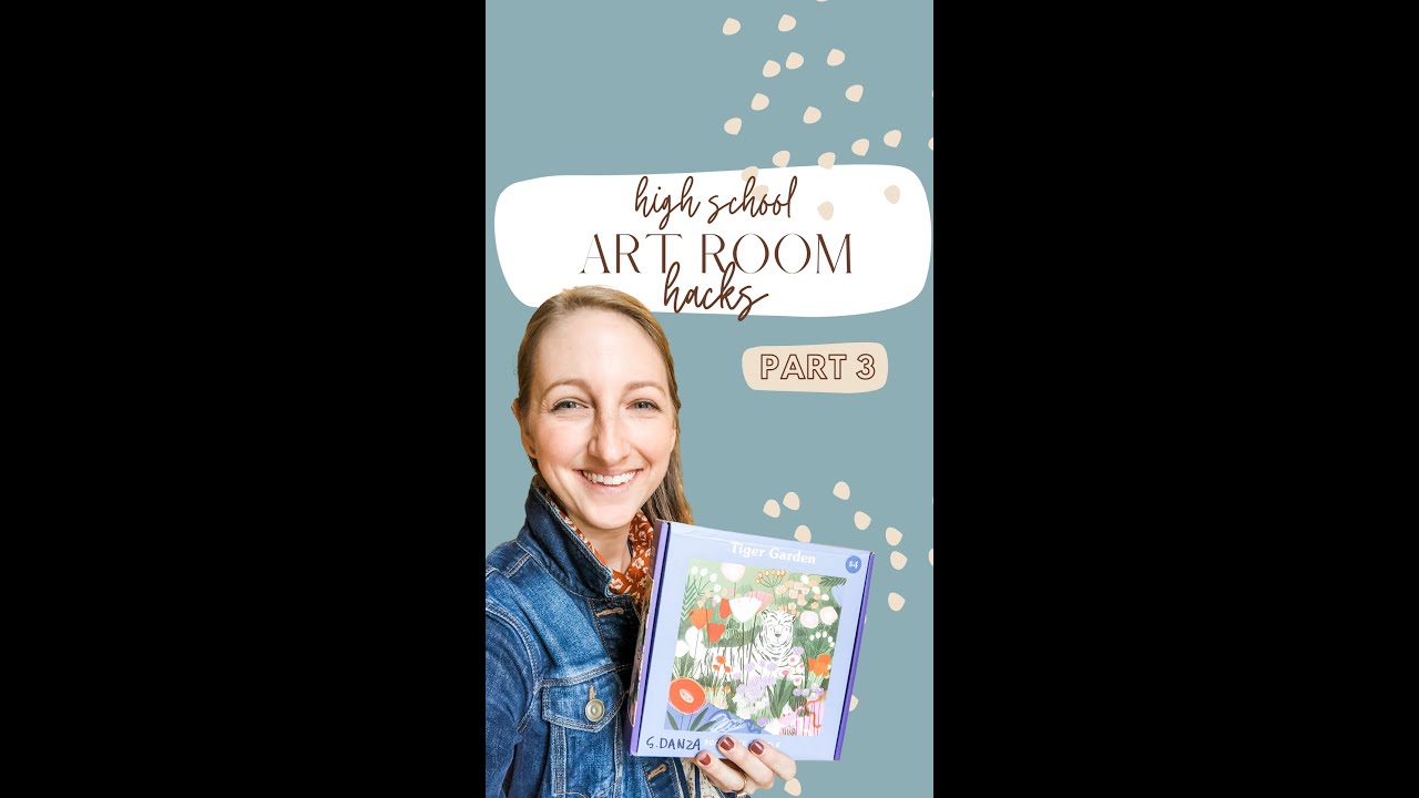 Classroom Puzzle Hack • #arteducation #teacherhacks #artiststudio