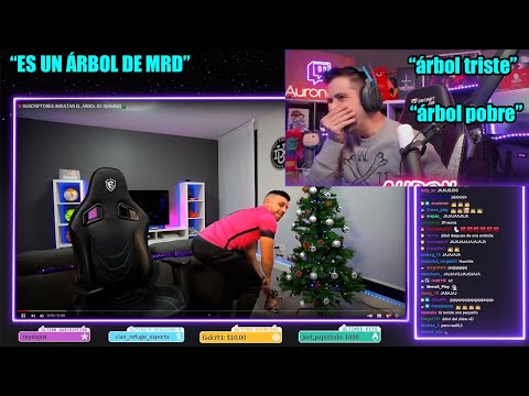 AURONPLAY REACCIONA AL ÁRBOL DE DjMaRiiO😂