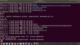 Linux Tutorial SK 09 / Zmena oprávnení súborov, priečinkov a ako čítať privilégiá, chmod, chgrp