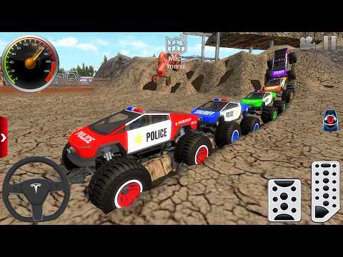 Police 4x4 Monster Truck Stunts Driver Simulator 3D - Android / IOS GamePlay #1