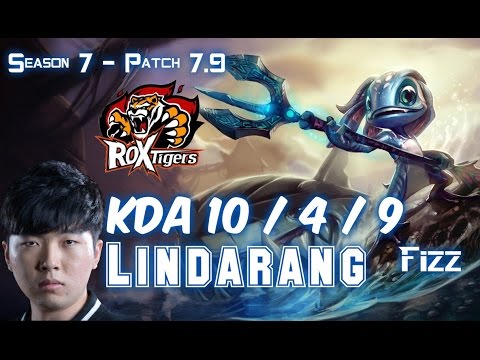 ROX Lindarang FIZZ vs JAYCE Top - Patch 7.9 KR Ranked