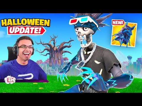 Nick Eh 30 reacts to Halloween Update in Fortnite! (2022)