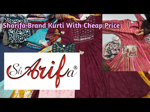 Sharifa brand kurti | Branded kurtis |   sharifa brand kurtis photos with wholesale price | SC kurti