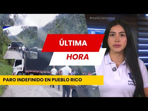 Comunidad de Pueblo Rico declaró paro indefinido en Risaralda