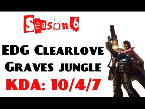 Korea Challenger LOL - EDG Clearlove - Graves jungle (Mar 5, 2016)