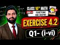 Class 10th Math New Book Ch 4 Exercise 4 2 Question 1 I Vi 10 10th Class Maths Exercise 4 2 PCTB