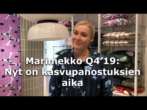 Marimekko Q4'19: Nyt on kasvupanostuksien aika