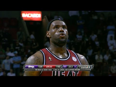 LeBron James Full Highlights 2013.02.26 vs Kings - 40 Pts, 16 Ast, 8 Rebs, BEAST!!!