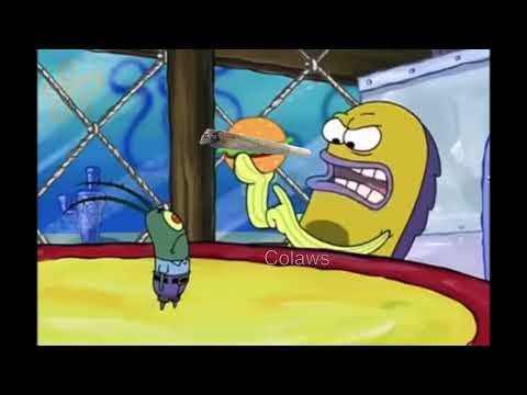 Plankton rolls worst blunt ever, asked to leave the Krusty Kush