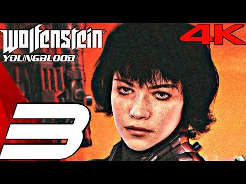 Wolfenstein Youngblood - Gameplay Walkthrough Part 3 - Giant Robot Boss Fight (4K 60FPS)
