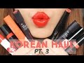 SWATCH REVIEW KOREAN LIPSTICK HAUL PT 3 WITH CC ENGSUB