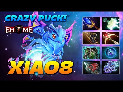 xiao8 Puck Crazy 8 slotted Dragon - Dota 2 Pro Gameplay
