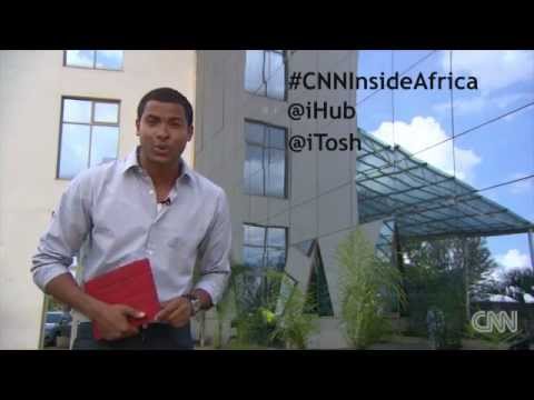 #INSIDE AFRICA-THE KENYA EDITION. [CNN's Errol Barnett at the Google Africa Office]