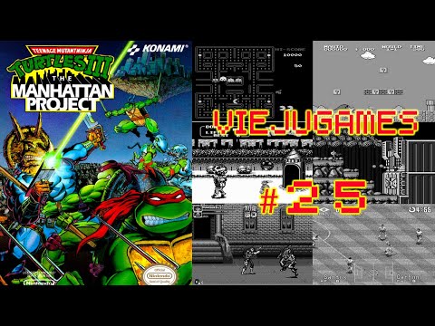 Viejugames 25 - TMNT 3: The Manhattan Project