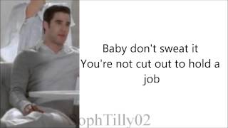 Glee - Beauty School Drop Out (Lyrics)