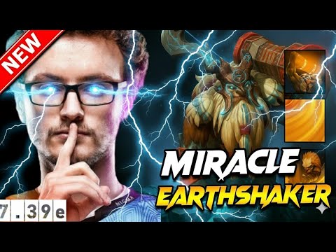 MIRACLE- EARTHSHAKER EZ MID GAMEPLAY! [Dota 2 7.39e]