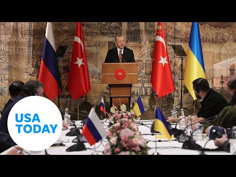 Ukrainian and Russian delegates begin peace talks in Turkey USA TODAY