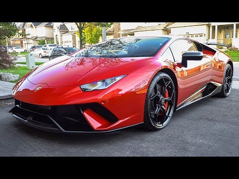 lamborghini huracan bia rosso performante delivered canada