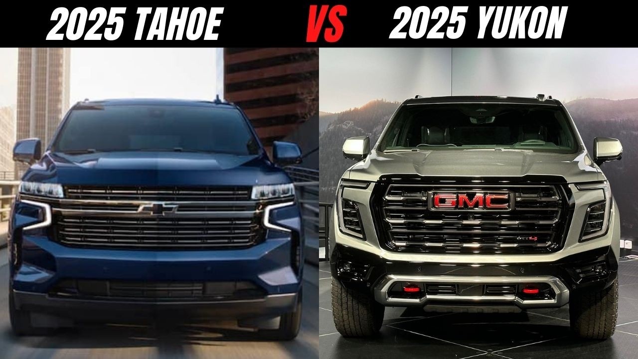 2025 GMC Yukon vs. 2025 Chevrolet Tahoe: Which Full-Size SUV Should You Choose?