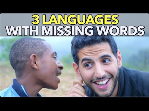 3 Languages with Missing Words