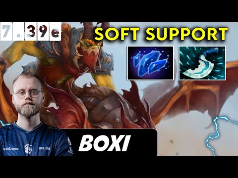 Boxi Batrider Soft Support - Dota 2 Patch 7.39e Pro Player Gameplay