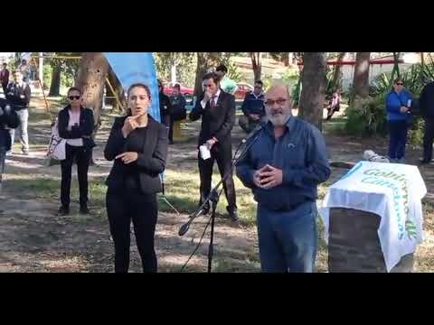 Inauguración del Parque Alfredo Zitarrosa en Solymar.