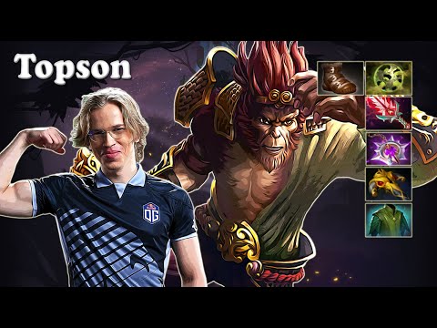Topson - Monkey King Midlane | Dota 2 7.31b Gameplay