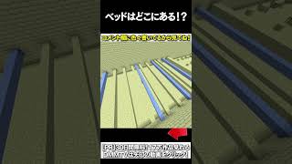 【マイクラ】ベッドはどこにある！？ #マイクラ #マインクラフト #逃走中  #shorts