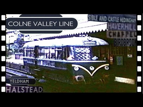 COLNE VALLEY line Essex Railbus cab ride 1961