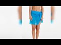 Side Ties Mesh Beach Sarong Women Solid Bikini Bottom Wrap In Lake Green