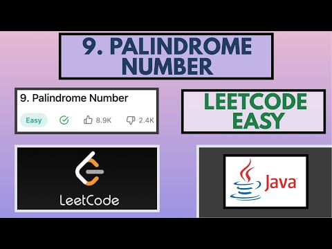 Leetcode 9 Palindrome Number Java Solution Explained