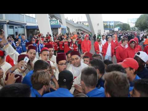 Gothia Cup 2016 - Cérémonie d'Ouverture : Fraternité avec nos Amis Marocains de l'AS ITRANE
