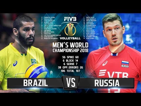 Brazil vs. Russia | Highlights | Final 6 Mens World Championship 2018