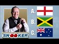 Guess The Country Of Snooker Player I Snooker Quiz 2022