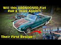 ABANDONED Fiat 124 Sport Spider Rescue Will It RUN DRIVE After Years Sitting