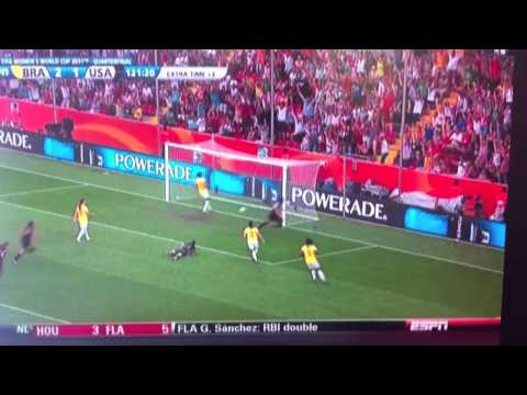 USA vs Brazil 2011 Womans World Cup (Qualifier)