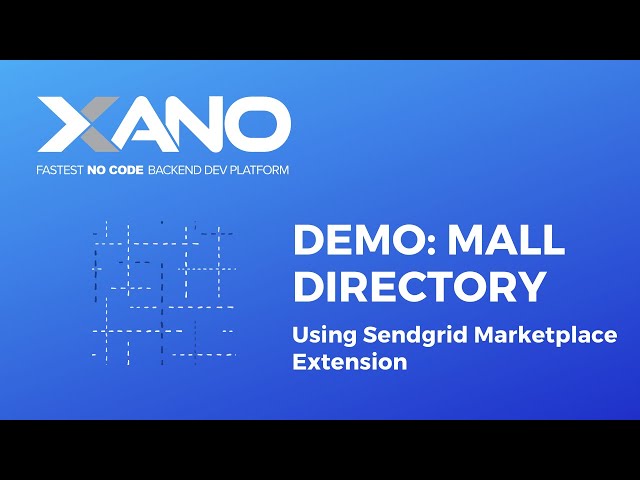 Demo: Shopping Mall Directory #4 - Sendgrid Marketplace Extension