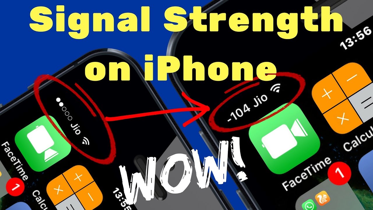How To Change Signal Strength Bar on iPhone to Numbers!