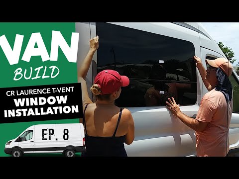 How to Install a CR Laurence T-Vent VAN WINDOW (Ford Transit Van Conversion) | VAN BUILD SERIES #8