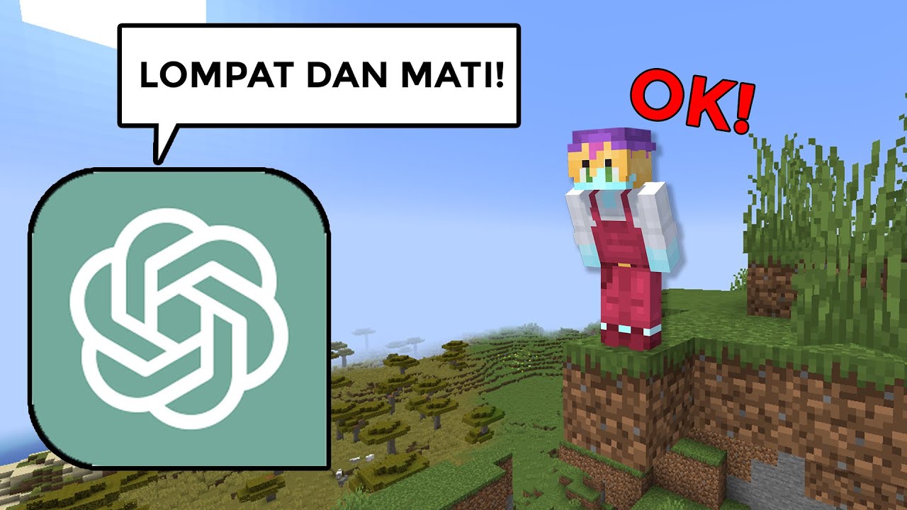 Bisakah AI membantuku BERTAHAN HIDUP di Minecraft Survival?!