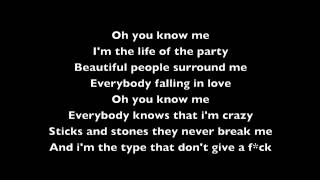 Rihanna Half Of Me Lyric Video