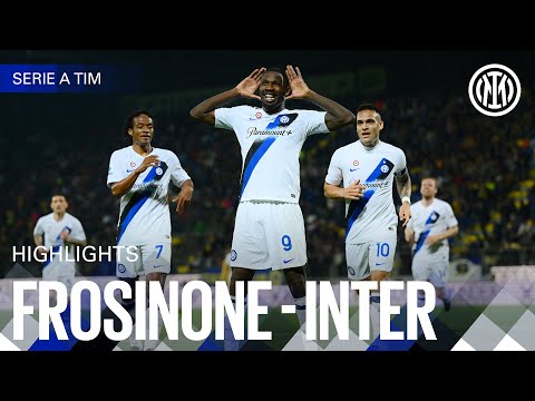 THE THULA IS BACK ???????????? | FROSINONE 0-5 INTER | HIGHLIGHTS | SERIE A 23/24 ⚫????????????