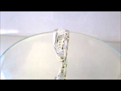 14K WHITE GOLD PRINCESS DIAMOND MODERN TENSION ENGAGEMENT RING 1.72CT - ASW - 370