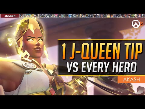 1 JUNKER QUEEN TIP for EVERY HERO ft. Akashoverwatch