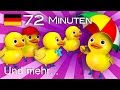 Fünf Kleine Entlein Und Noch Viele Weitere Kinderlieder Von LittleBabyBum