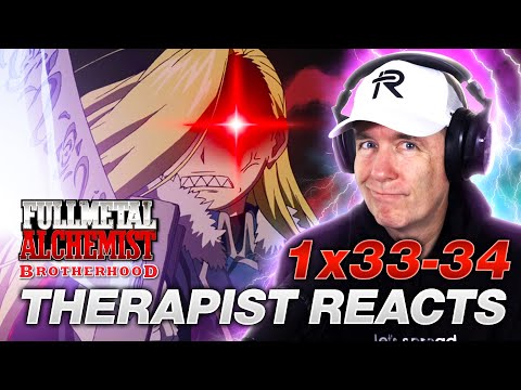 FIRST TIME WATCHING *FULL METAL ALCHEMIST BROTHERHOOD* | Episodes 33-34 Reaction