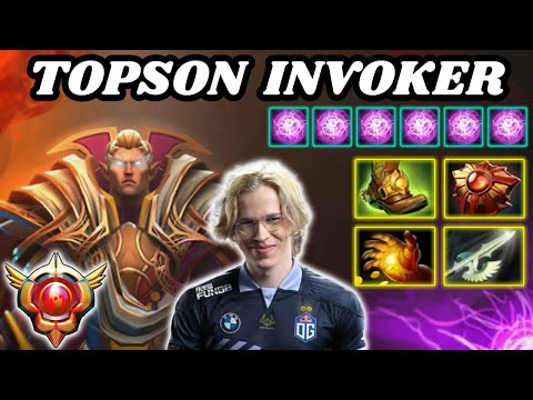 🔥 TOPSON Invoker WEX Highlights 🔥 Grandmaster Tier TOPSON INVOKER - Dota 2