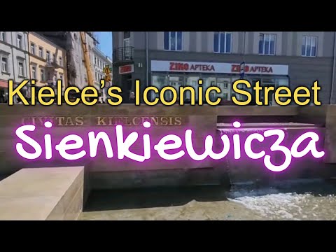 September 2nd 2025 Street Walk From Train Station And Sienkiewicza Promenade, Kielce, Poland 