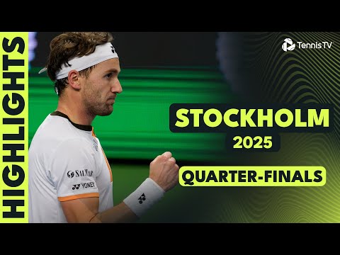 Rollercoaster Ymer vs Shapovalov; Ruud, Rune & More! | Stockholm 2025 Quarter-Final Highlights