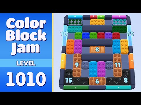 Color Block Jam Level 1010 (1011) | Every Puzzle Solved! 🎯